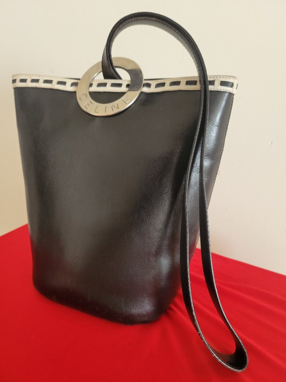 Celine One Shoulder Bag Gold Hardware Unisex - Picture 8 of 16